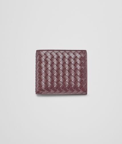 BOTTEGA VENETA - Aubergine Intrecciato Vn Wallet