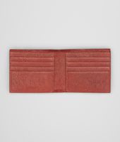 Bottega Veneta® PORTEMONNAIE AUS CLUB FUMÉ INTRECCIATO BURNT RED, AUBERGINE UND EDOARDO Bottega Veneta® PORTEMONNAIE AUS CLUB FUMÉ INTRECCIATO BURNT RED, AUBERGINE UND EDOARDO