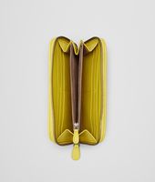 Bottega Veneta® New Chartreuse Intrecciato Vn Zip Around Wallet Bottega Veneta® New Chartreuse Intrecciato Vn Zip Around Wallet