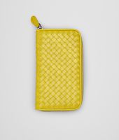 Bottega Veneta® New Chartreuse Intrecciato Vn Zip Around Wallet Bottega Veneta® New Chartreuse Intrecciato Vn Zip Around Wallet