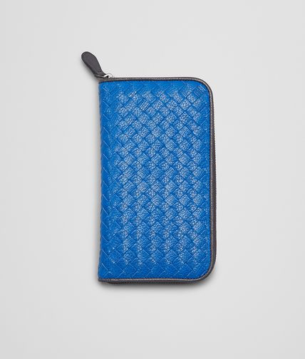 BOTTEGA VENETA - Signal Blue Medium Grey Intrecciato
Madras Heritage
Zip Around Wallet