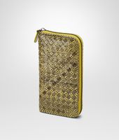 Bottega Veneta® Portemonnaie Mit Rundum-Reissverschluss aus Ayers Livrea Intrecciato NEW CHARTREUSE Bottega Veneta® Portemonnaie Mit Rundum-Reissverschluss aus Ayers Livrea Intrecciato NEW CHARTREUSE