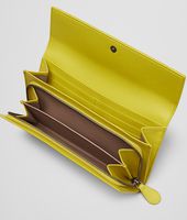 Bottega Veneta® New Chartreuse Intrecciato Nappa Continental Wallet Bottega Veneta® New Chartreuse Intrecciato Nappa Continental Wallet