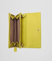 Bottega Veneta® New Chartreuse Intrecciato Nappa Continental Wallet Bottega Veneta® New Chartreuse Intrecciato Nappa Continental Wallet