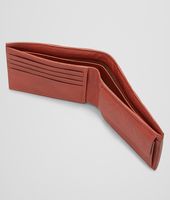 Bottega Veneta® PORTEMONNAIE AUS CLUB FUMÉ INTRECCIATO BURNT RED, AUBERGINE UND EDOARDO Bottega Veneta® PORTEMONNAIE AUS CLUB FUMÉ INTRECCIATO BURNT RED, AUBERGINE UND EDOARDO