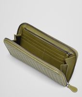 Bottega Veneta® New Army Intrecciato Vn Zip Around Wallet Bottega Veneta® New Army Intrecciato Vn Zip Around Wallet