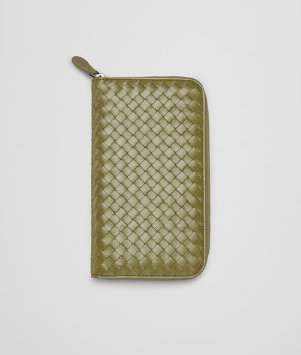 BOTTEGA VENETA - New Army Intrecciato Vn Zip Around Wallet