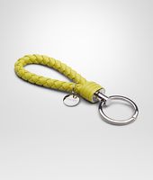 Bottega Veneta® NEW CHARTREUSE INTRECCIATO NAPPA KEY RING Bottega Veneta® NEW CHARTREUSE INTRECCIATO NAPPA KEY RING