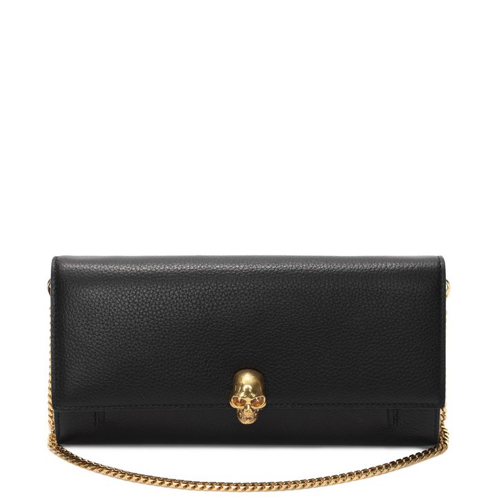 Leather Wallet With Chain Alexander McQueen Wallet Wallets