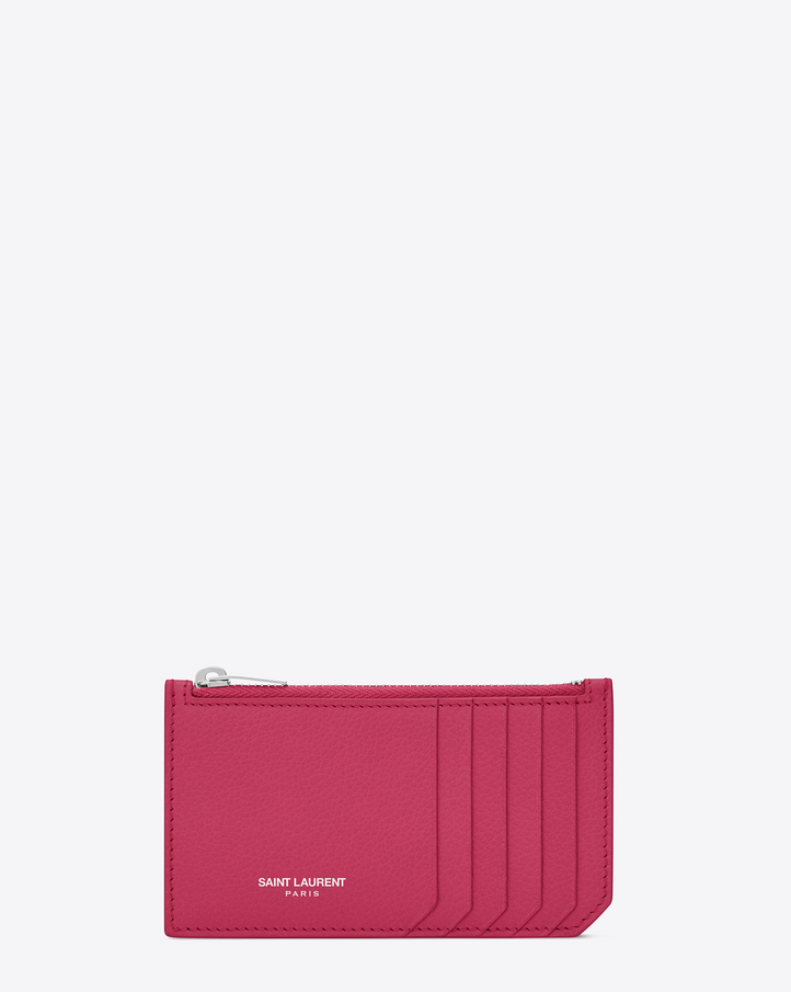 Saint Laurent Classic SAINT LAURENT PARIS 5 Fragments Zip Pouch In ...  
