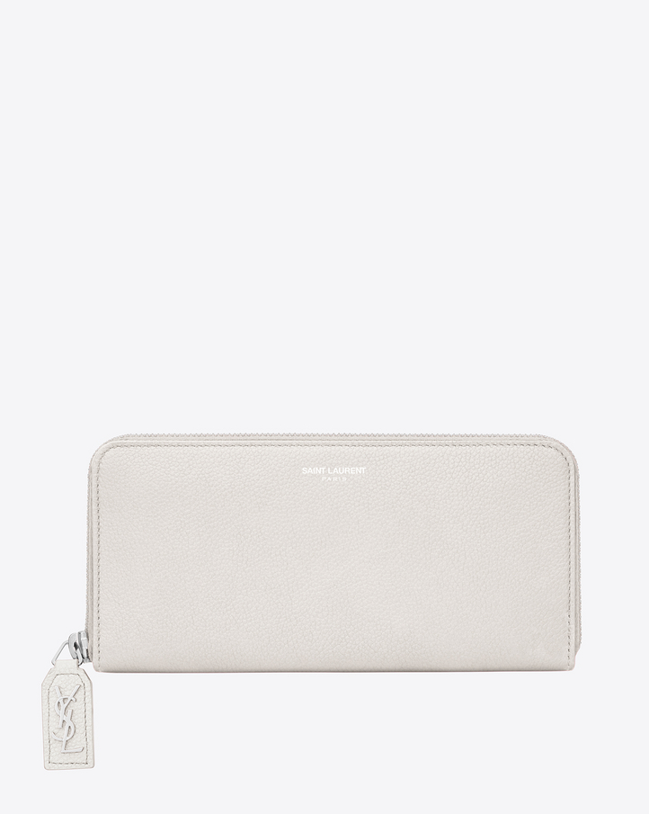 Saint Laurent CLASSIC RIVE GAUCHE ZIP AROUND WALLET WITH ...  