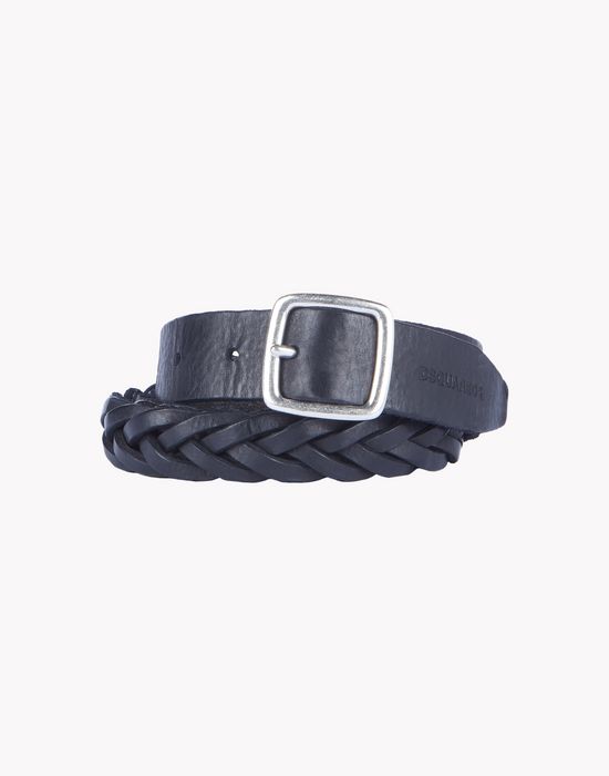 leather woven belt belts Man Dsquared2