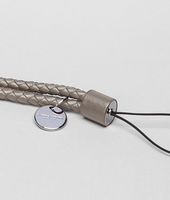 Bottega Veneta® Fume Intrecciato Nappa Cell Phone Strap Bottega Veneta® Fume Intrecciato Nappa Cell Phone Strap