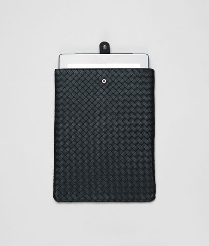 BOTTEGA VENETA - Tourmaline Intrecciato Nappa Ipad Case