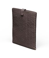 Bottega Veneta® Ebano Intrecciato Nappa Ipad Case Bottega Veneta® Ebano Intrecciato Nappa Ipad Case