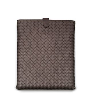 BOTTEGA VENETA - Ebano Intrecciato Nappa Ipad Case