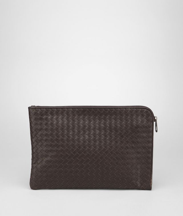 BOTTEGA VENETA Ebano Intrecciato VN Document Case Small bag U fp