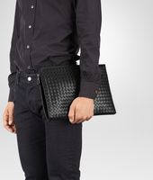 Bottega Veneta® Nero Intrecciato VN Document Case Bottega Veneta® Nero Intrecciato VN Document Case