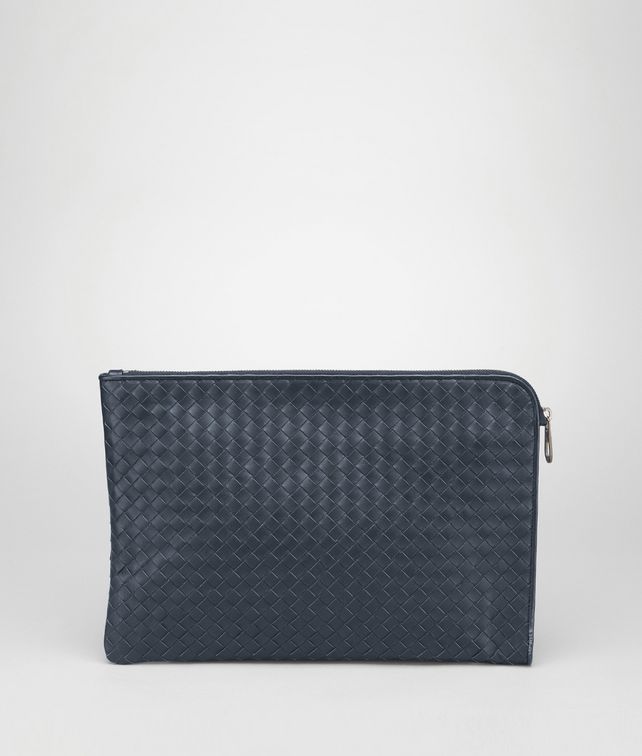 BOTTEGA VENETA DOKUMENTENMAPPE AUS INTRECCIATO VN IN LIGHT TOURMALINE Kleine Tasche U fp