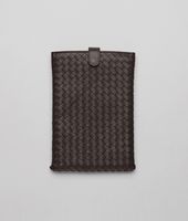 Bottega Veneta® Ebano Intrecciato Nappa Mini Ipad Case Bottega Veneta® Ebano Intrecciato Nappa Mini Ipad Case