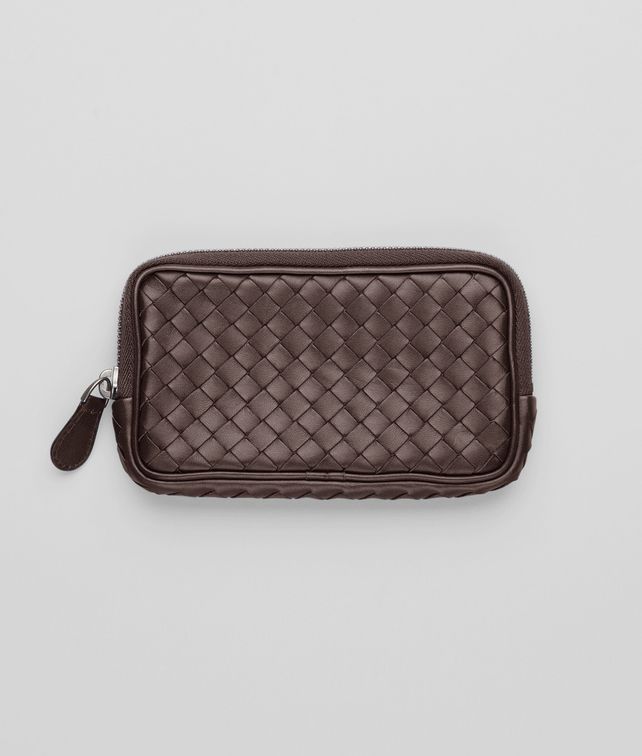 BOTTEGA VENETA Ebano Intrecciato Nappa Hi-tech Case Other Leather Accessory D fp