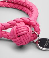Bottega Veneta® ROSA SHOCK INTRECCIATO NAPPA BRACELET Bottega Veneta® ROSA SHOCK INTRECCIATO NAPPA BRACELET