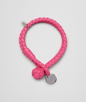 Bottega Veneta® ROSA SHOCK INTRECCIATO NAPPA BRACELET Bottega Veneta® ROSA SHOCK INTRECCIATO NAPPA BRACELET