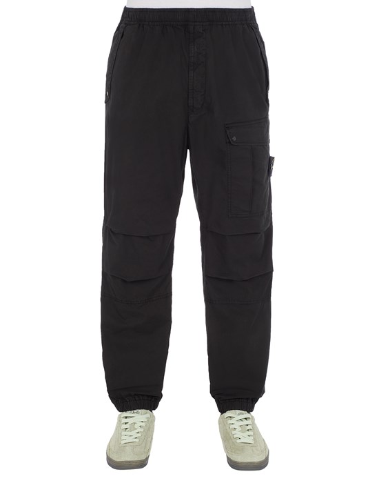 Stone Island Men's Organic Cotton Trousers Blue