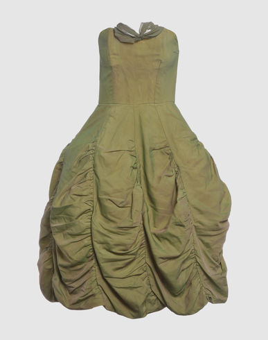 UNSIGNED Women - Dresses - 3/4 length dress UNSIGNED on YOOX :  34 length dress yoox women skirts