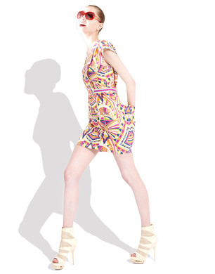 Vestito corto Donna - Vestiti Donna su EMILIO PUCCI Online Store from emiliopucci.com