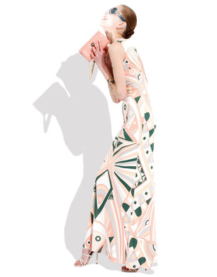 Vestito lungo Donna - Vestiti Donna su EMILIO PUCCI Online Store from emiliopucci.com