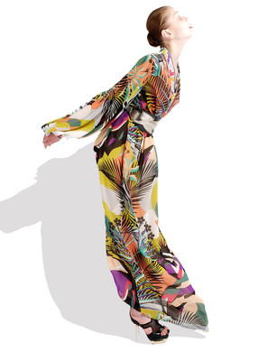 Vestito lungo Donna - Vestiti Donna su EMILIO PUCCI Online Store from emiliopucci.com