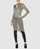 DYED PRETTY - Wadenlanges Kleid