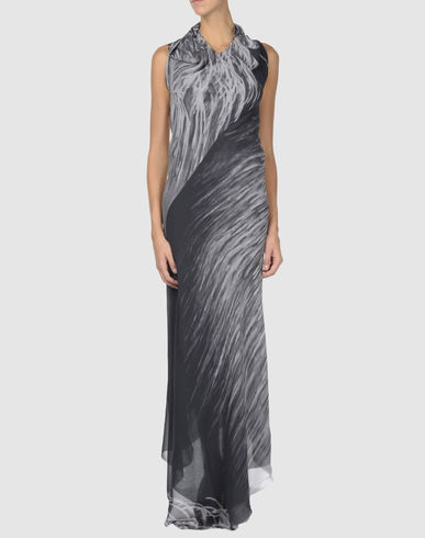 rick owens silk long dress