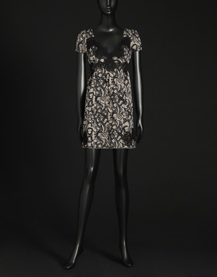 Abito effetto lingerie in seta - Vestiti corti - Dolce&Gabbana - Estate 2014 Abito effetto lingerie in seta - Vestiti corti - Dolce&Gabbana - Estate 2014