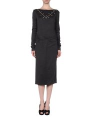 BLUMARINE - Vestido a media pierna
