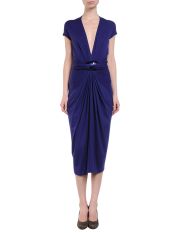 DONNA KARAN - Wadenlanges Kleid