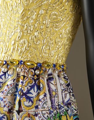 ABITO CORTO MIX AND MATCH - Vestiti corti - Dolce&Gabbana - Inverno 2014 ABITO CORTO MIX AND MATCH - Vestiti corti - Dolce&Gabbana - Inverno 2014