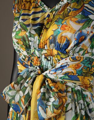 ABITO LUNGO STAMPA MAIOLICHE - Vestiti lunghi - Dolce&Gabbana - Inverno 2014 ABITO LUNGO STAMPA MAIOLICHE - Vestiti lunghi - Dolce&Gabbana - Inverno 2014