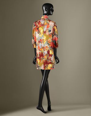 ABITO CORTO STAMPA MEZZO PUNTO - Vestiti corti - Dolce&Gabbana - Inverno 2014 ABITO CORTO STAMPA MEZZO PUNTO - Vestiti corti - Dolce&Gabbana - Inverno 2014