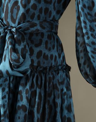 LEOPARD PRINT MINI DRESS - Short dresses - Dolce&Gabbana - Winter 2014 LEOPARD PRINT MINI DRESS - Short dresses - Dolce&Gabbana - Winter 2014