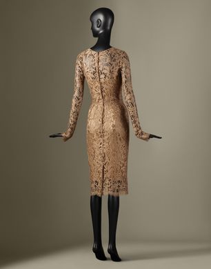 MIDI LACE DRESS - 3/4 length dresses - Dolce&Gabbana - Winter 2014 MIDI LACE DRESS - 3/4 length dresses - Dolce&Gabbana - Winter 2014