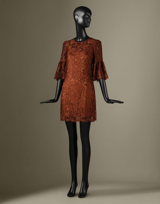 LACE DRESS - Short dresses - Dolce&Gabbana - Winter 2014 LACE DRESS - Short dresses - Dolce&Gabbana - Winter 2014