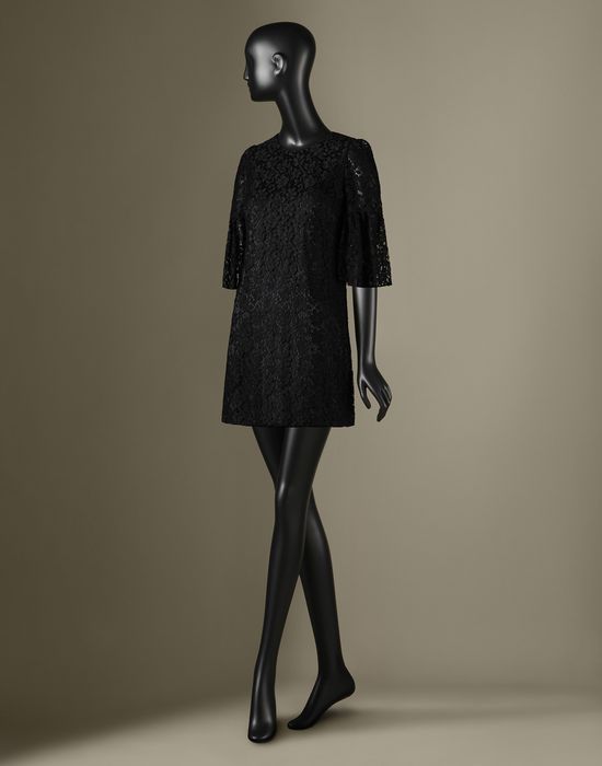 LACE DRESS - Short dresses - Dolce&Gabbana - Winter 2015 LACE DRESS - Short dresses - Dolce&Gabbana - Winter 2015