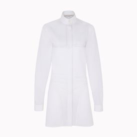 STELLA McCARTNEY, Mini, White Washed Poplin Susanna Dress