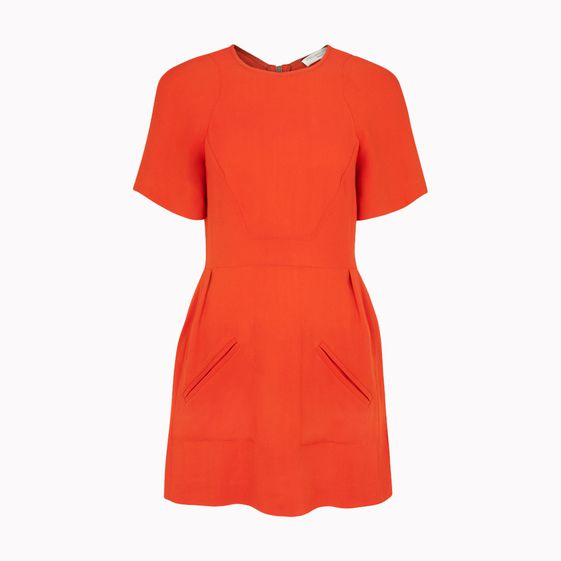 Stella McCartney, Robe Elia en mélange de crêpe de Chine 
