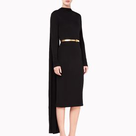 STELLA McCARTNEY, Midi, Draped Matt Jersey Dress