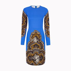 STELLA McCARTNEY, Knee Length,  Ornate Floral Print Barnes Dress