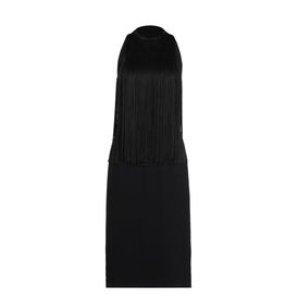STELLA McCARTNEY, Midi, Black Mix Cady Maurice Dress