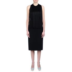 STELLA McCARTNEY, Midi, Black Mix Cady Maurice Dress